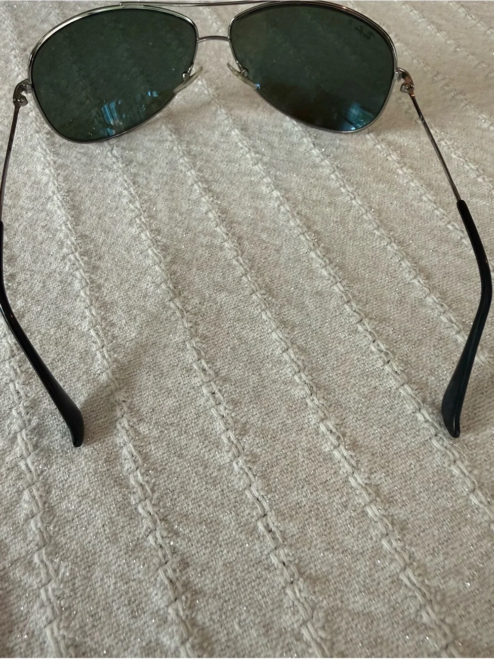 Ray-Ban Aviator Sunglasses in Black and Silver